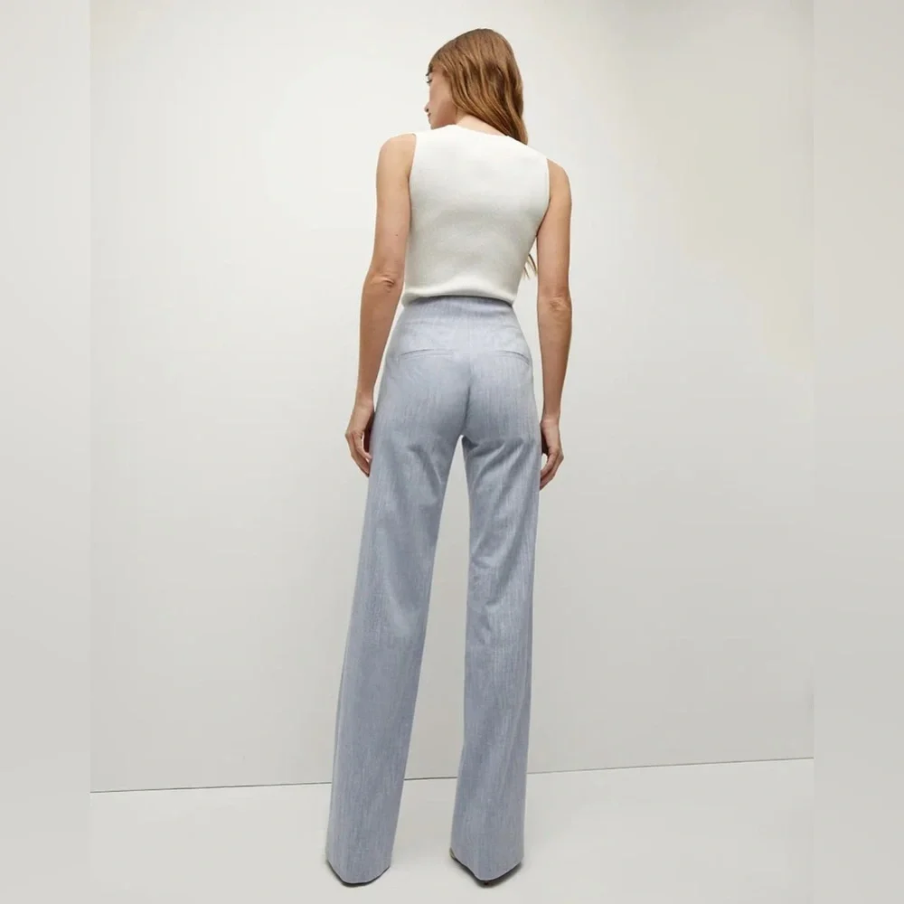 Veronica Beard Oasis Blue Jude Pants - Picture 2 of 4